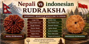 Nepali vs Indonesian Rudraksha – Difference, Benefits & Which One to Choose